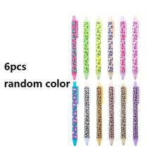 6 buah Pulpen Motif Leopard Warna Acak, Ujung Halus 1.0mm, Pulpen Tulis Halus untuk Wanita, Alat Tulis untuk Rumah dan Kantor, Pulpen Natal, Pulpen Guru, Desain Modis, Pegangan Nyaman - Beraneka warna - View 10