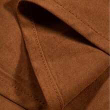 Women's Solid Color Casual Wedding Guest Long Dress Elegant Summer Brown - Brown - View 9