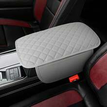 Car Middle Center Console Cover With 2 Storage, Car Booster Pack,Universal Microfiber Leather Car Armrest Cover Cushion For For Most Vehicles, Memory Foam Comfort Stylish Leather Scratch-Resistant Car Armrest Box - 彩色 - 查看 10