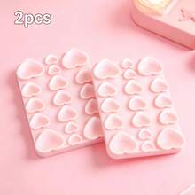 4pcsCute Pink And White Silicone Suction Cup Heart-Shaped Soft Silicone Phone Case, Korean Version Dopamine Heart-Shaped Design, With Suction Cup Holder, Soft Silicone Back Cover, Compatible With IPhone 17 Pro Max 16 15 13 12 11 Pro Max Plus - View 13
