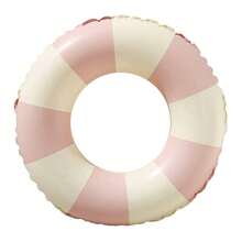 1 pieza Anillo inflable para nadar, Anillo inflable de PVC grueso con rayas retro, Anillo inflable para axilas para adultos - Varios estilos - Ver 12