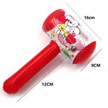 Inflatable Hammer For Kids With Bell, Inflatable Pool Party Toy, Inflatable Hitting Toy, Inflatable Water Toy For Children, Inflatable Toy Hammer, Game Toy, Outdoor Children's Toy, Inflatable Toy Stick. - Random One - View 3