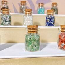 Random 1PC Multi-Material Chips Perfume Bottle, DIY Jewelry Creation, Natural Stone, Gemstone Jewelry, Glitter, Decoration - Multicolor - View 6