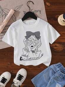 Tween Girls T-Shirts - White - View 1