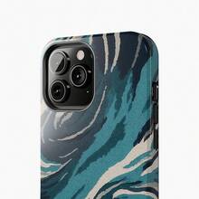Colorful Dopamine Stripes, Grid Patterns, And Ripples 2-In-1 Glossy Thick Film Phone Case Suitable For Apple 11, 12, 13, 14, 15, 16, 17 Series And  S21, S22, S23, S24, S25 Series - Color - View 8