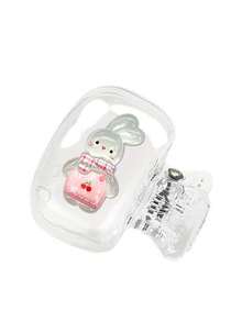 Cute Glow-In-The-Dark Bear, Cat, Rabbit Resin Toothbrush Cover, Portable Toothbrush Cap, Transparent Travel Toothbrush Storage Box, Glow-In-The-Dark Toothbrush Head Protector Clip, Toothbrush Storage Clip, Toothbrush Dust-Proof Protective Cover, Portable Design Easy To Carry, Dust-Proof Cap, Suitable As Gift For Couples, Friends, Family, Teachers, Travel Enthusiasts, Home, Dorm, Vacation Essentials, Suitable For Birthday Gift, Back To School Gift - Multicolor - View 13