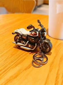 Creative Vintage Realistic Alloy Heavy Motorcycle Model, Cool Personalized Men's Bag Pendant, Exquisite Fashion Holiday Gift Accessory, Car Keychain - Multicolor - View 6