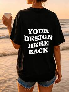 Custom 90s Vintage Rap T-Shirt, Personalized Gift, Birthday Party Customized Photo And Text, Vintage Bootleg Style - Black - View 5