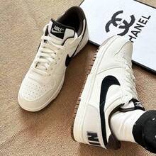 Nike Big Lux 舒適百搭 低筒休閒 板鞋 男款 米色 - 米色 - 查看 5