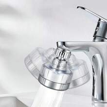 11pcs Kitchen Faucet Water Filter Set, Transparent Visible Filter Housing Multi-Layer Filtration For Silt And Sediment, Includes Filter Main Unit + 8 Replacement Filter Cartridges + 2 Rolls Of Tape; Soft Water Flow Anti-Splashing, Compatible With Most Household Basin Faucets, Vegetable And Dish Washing Water Purification Accessory Kit - Aerator - View 8