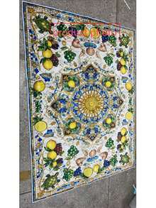 1pc Lemon Print Rug, Summer Fresh Style, Decorative Rug, Bedroom Decor, Small Rug, Rug, Home Decor, Living Room Rug, Living Room Small Rug, Bedroom Rug, Living Room Home Decor, Outdoor Rug, Washable Rug - Multicolor 3 - View 4