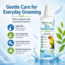 Bird Feather Care Spray, Moisturizing, Softening, Glossing Feathers, Suitable For Parrots, Budgies, Cockatiels And Other Pet Birds. - Feather Grooming Tool - View 8