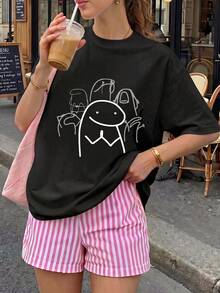 Women T-Shirts - Black - View 3