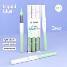 1pc Colorful Liquid Glue Pen, Multi-Functional Portable DIY Craft Envelope Photo Scrapbooking Quick Dry No Mess Glue Pen Tool - Colored Glue Pens - View 14