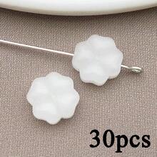 30pcs Glass Heart Clover Spacer Bead Jewelry Making DIY Earrings Pendant Various Design Charms For Jewelry Making Bracelets Necklace - Multicolor - View 24