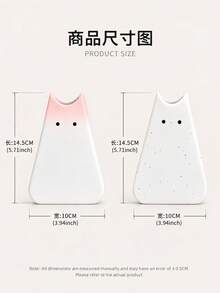 1pc Cute Cat Shaped Vase,Cartoon Animal Bud Vases, Decorative Desktop Flower Vase For Home Office Living Room Decor - Standing Cat - View 3