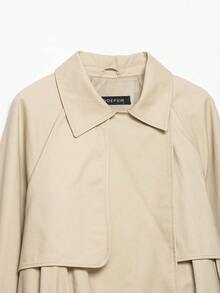 DEEKA Autumn New Women's European And American Style Fashion Minimalist Versatile Puffy Short Jacket - Khaki - View 3