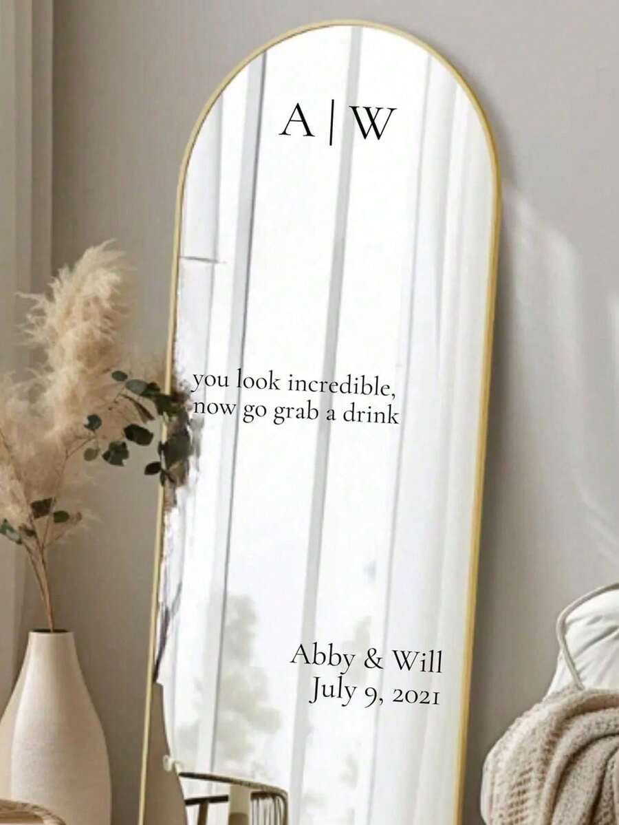 Custom Mirror Sticker Wedding Seating Chart Sticker - Wedding Decoration DIY Wedding Sticker - Seating Chart Mirror Sticker Welcome To Wedding Mirror Sticker