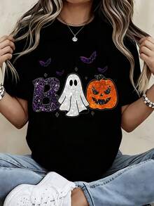 Women T-Shirts - 黑色 - 查看 3
