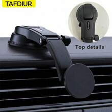 TAFDIUR 車用磁吸手機支架，強力磁吸，優質材質，支援單手操作，附奈米吸盤，360°旋轉，相容所有智慧型手機 - 多色 - 查看 10