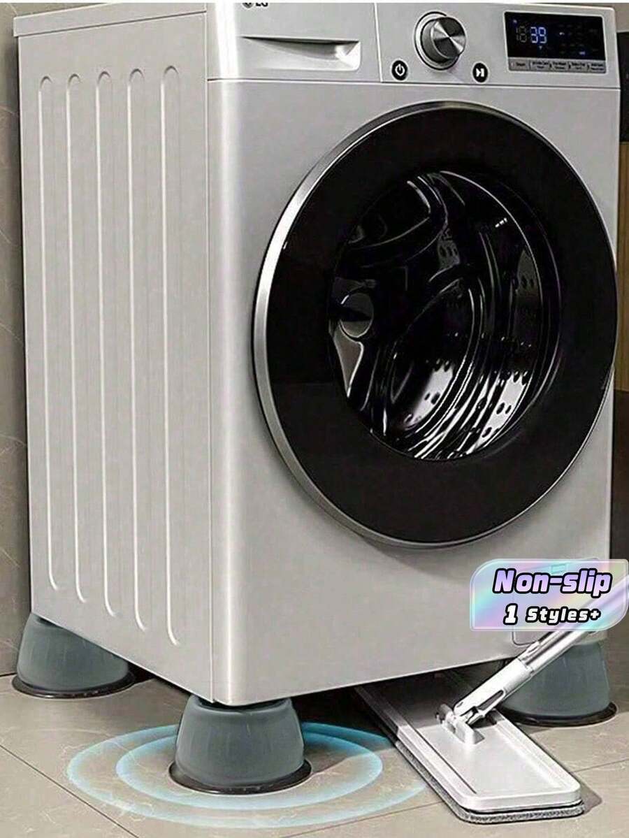洗衣機防滑減震墊，降噪墊，可用於墊高、防潮與減震，減震降噪洗衣機底座，T
