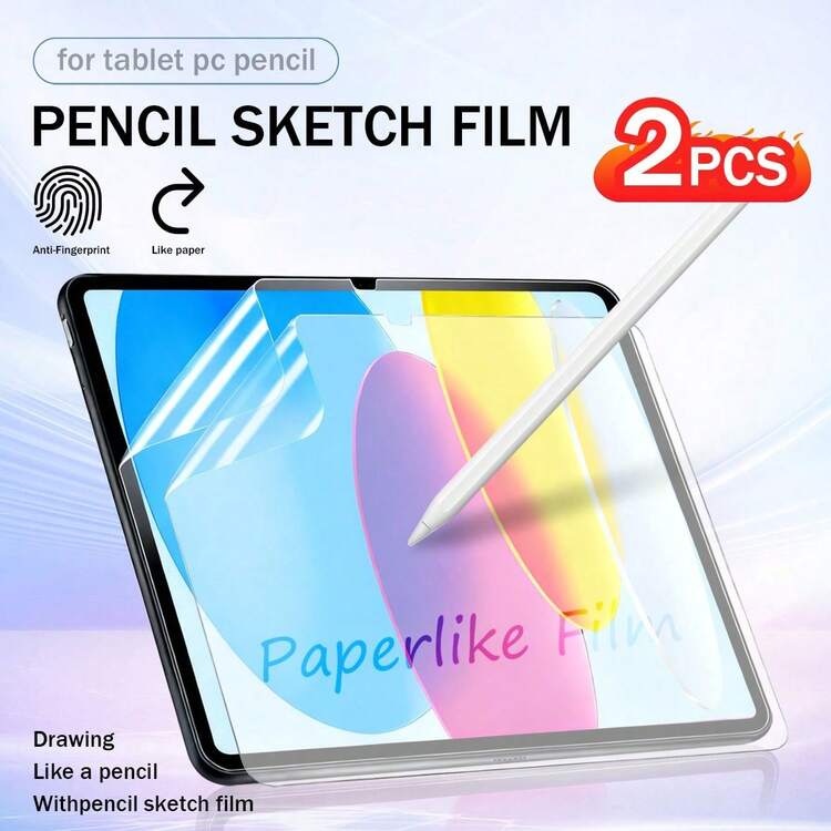 XINHONGYU 2-Pack Paper-Feel Screen Protector For IPad 11th Gen A16 2025/ 10th Gen 10.9 Inch 2022, High Sensitivity Soft Film, Anti-Glare, Compatible With IPad Air Mini Series, Essential Screen Protection, Suitable For Daily, Office, Home Use, Waterproof, Shockproof, Anti-Drop, Anti-Scratch - Clear - View 49