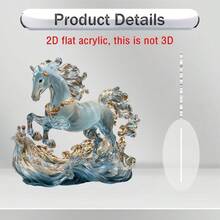 熱銷 2D 壓克力平面裝飾品,適用於辦公室、客廳、居家、玄關、桌面 - A - 查看 7