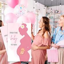 20/40 Pcs Ice Cream Theme Scratch-Off Cards For Baby Shower, Revealing Pregnancy News And Adding Fun To Party Activities, Gender Reveal Party - Multicolor - View 4
