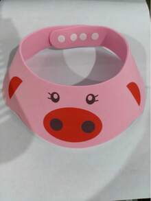 Adjustable Cartoon Waterproof Shower Cap, Baby Shampoo Bath Cap, Portable Shower Cap, Sun Hat, Cute Frog And Pig Design - High Quality Ear Protection, Multiple Colors Available (Green, Pink, Yellow) - Essential Shower Cap, Bathroom Accessory, Fun Design, Comfortable Fit (EVA Material) - Multicolor - View 11