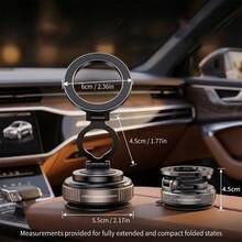 1 buah Dudukan Ponsel Magnetik Universal dengan Perekat Hisap, Dapat Dilipat, Dapat Berputar 360° di Mobil, Daya Rekat Magnet yang Kuat, Pemasangan Mudah, Dudukan Ponsel Navigasi yang Stabil, Cocok untuk Dasbor Mobil, Kaca Depan, Kompatibel dengan Semua Ponsel - MultiWarna - View 5