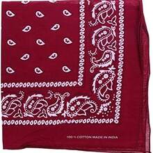 Premium Printed Bandana Scarf - Classic Style And Total Versatility - Kit Of 2 Units_.MA.VERM-2 - View 5