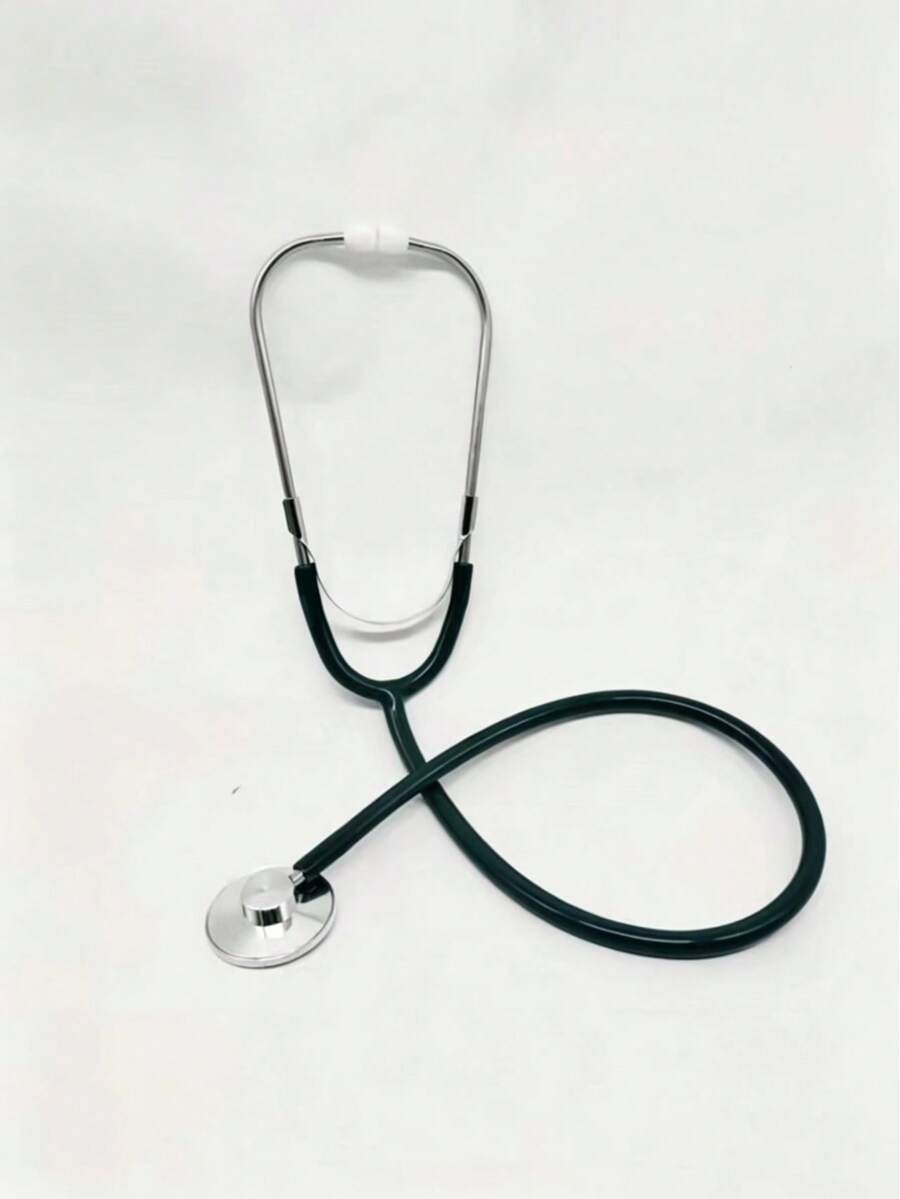 Single Head Simulation Stethoscope Prop, Multi Colors, Doctor Cosplay Accessory For Halloween & Christmas. For Role Play Only, Not A Medical Device - Multicolor - View 1