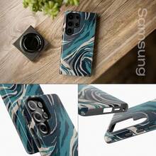 Colorful Dopamine Stripes, Grid Patterns, And Ripples 2-In-1 Glossy Thick Film Phone Case Suitable For Apple 11, 12, 13, 14, 15, 16, 17 Series And  S21, S22, S23, S24, S25 Series - Color - View 5