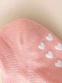 5pairspack Girls Heart Anti-Slip Floor Socks, Boys Comfortable Breathable Socks, Newborn Baby Cute Boat Socks, Suitable For All Seasons - Multicolor - View 9