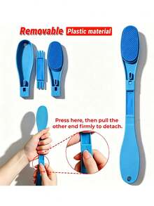 1件裝背部乳液塗抹器－可用於將乳液塗抹至背部的工具；適用於日常居家使用、商務旅行、美容店、沙龍、度假等場景 - 彩色 - 查看 7