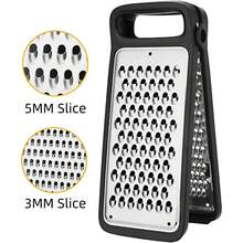 Double Folding Engraved 2-In-1 Cheese/Kitchen Grater - Multicolor - View 5
