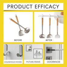 Multi-Purpose Nail-Free Adhesive, Easy Installation For Wood, Metal, Ceramic, Plastic Indoor Decor - A - View 3