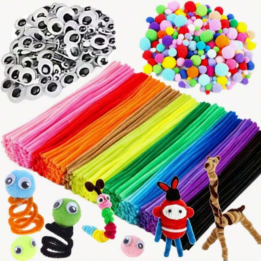 Luxury DIY Handmade Material Kit, Suitable For Handmade Decoration, Crafts And Project Making, Children's Early Education Set, Handmade Educational Toy Material Kit, Suitable For Birthday Gifts, Party Gifts, Holiday Gifts, Kindergarten - Multicolor - View 1