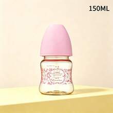 1個 150ml PPSU材質嬰兒奶瓶，防脹氣、防嗆奶、耐摔、耐熱至180°C，矽膠奶嘴，柔軟舒適，輕巧便攜，適合0至6個月大嬰兒 - 彩色 - 查看 12