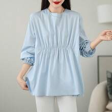 Women Tops - Blue - View 1