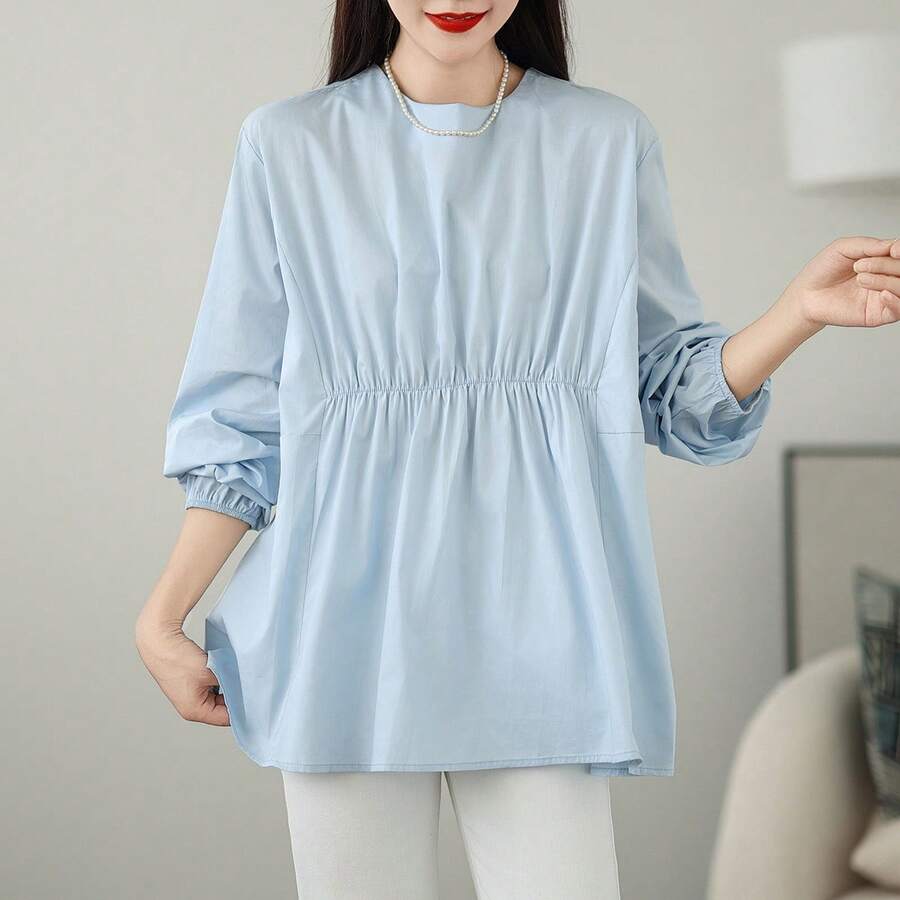 Women Tops - Blue - View 1