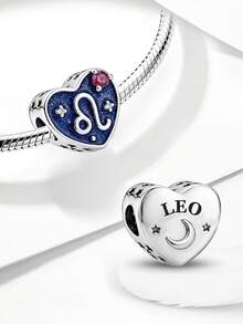 1pc Zodiac Pendant Suitable For DIY Bracelet, Necklace And Bangle Jewelry, Perfect Gift For Women And Girls - Star Constellations - View 9