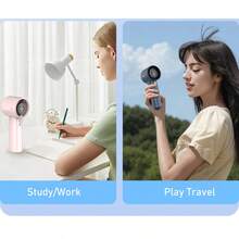 Summer Hot-Selling Mini Portable Rechargeable Handheld Fan, Instant Cooling To Lower Body Temperature, Multiple Fresh Color Options, Suitable For Beach Vacation, Daily Commute, Makeup Touch-Up And More - Handheld - View 8