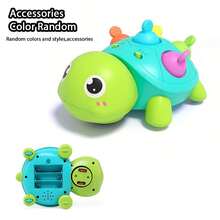 Electronic Crawling Turtle Toy, Built-In Music & Lights, Interactive Moving Sensory Plaything, Baby Early Education Toy For Fine Motor Skills Training, Perfect Birthday, Christmas, Halloween & All Holiday Gift - Multicolor - View 14