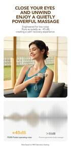 SKG Massage Mini Gun FS300 Pocket , Feather-Light & Pocket-Ready - 210g, Easy To Carry Anywhere,6mm Stroke For Effective Muscle Relief,Intensity Adjustable - 4-Speed Control From Gentle To Intense,Up To Approximately 2,800 RPM,Mini At Your Fingertips - View 9