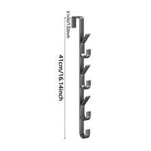 1pc Heavy Duty Multi-Function Metal Towel Rack, Carbon Steel Door Hook - | Space-Saving Vertical Design Hook Storage Rack | Bathroom Door Towel Rack, Titanium Gold, No Drilling Required, Suitable For Bedroom - Multicolor - View 12