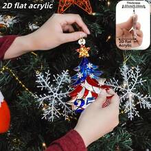 2D Flat, Collectible Numbered 250th Anniversary American Commemorative Decor (1776-2006) - Patriotic American Flag Christmas Tree Ornament, With 250th Anniversary Collectible, Gift For American Citizens And History Enthusiasts - View 3