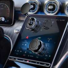 WESTMADE Mini Rotating Foldable Vacuum Magnetic Car Phone Holder, Suitable For Car Dashboard, Compatible With All Phones, Car Phone Holder Accessory - A - View 12