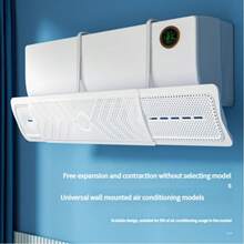 1pc Hook Design Easy Install Air Conditioner Deflector, Say Goodbye To Traditional Deflectors, Hook Design Is More Convenient, Prevent Direct Airflow, Good Deflection Effect, Easy To Use - Multicolor - View 5