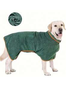 Pet Bath Towel, Matching Pet Flea Comb, Pet Absorbent Towel, Pet Cleaning Supplies, Dog Bathrobe, Pet Bathroom Supplies, Absorbent Towel/Blanket, Bath Towel, Soft And Lint-Free, Multiple Sizes, Suitable For Large And Medium Dogs, Cats And Other Pets, Can Wrap Entire Body, Essential For Pet Owners, Pet Party Gift, Birthday Gift - Multicolor - View 5